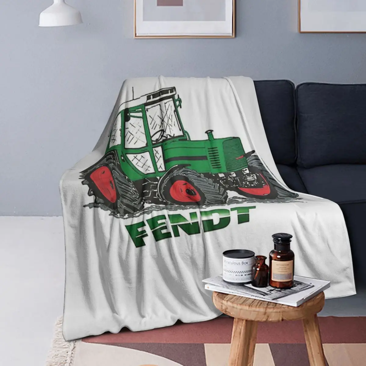 

Зеленое одеяло Fendt, мягкое теплое фланелевое одеяло для кровати, гостиной, пикника, путешествий, домашнего дивана