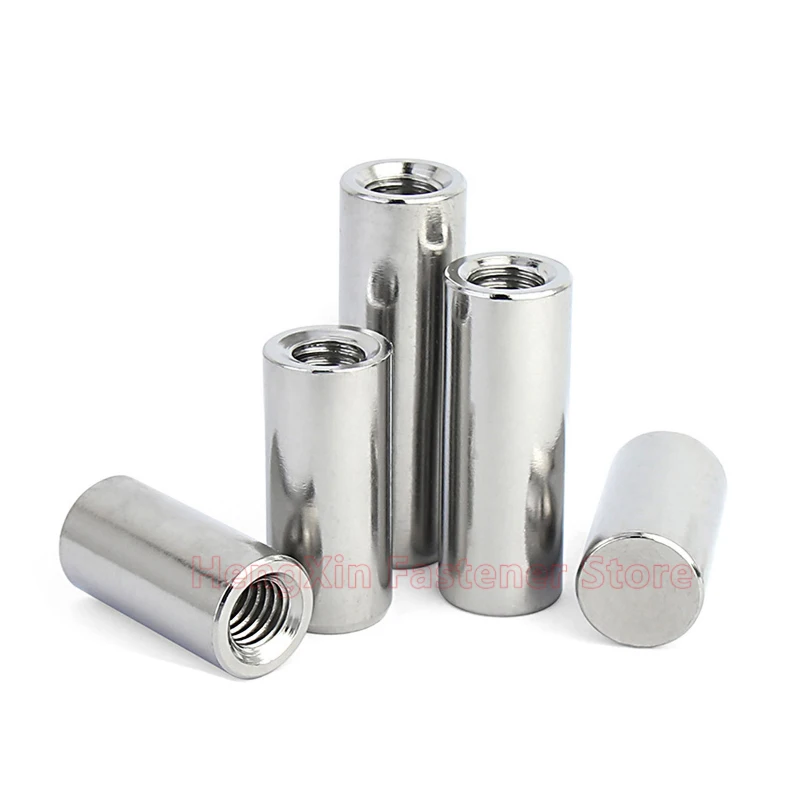 M2 M2.5 M3 M4 M5 304 Stainless Steel Internal Thread Cylindrical Pin Female Thread Locating Dowel Pin Guide Pillar Length 6-80mm