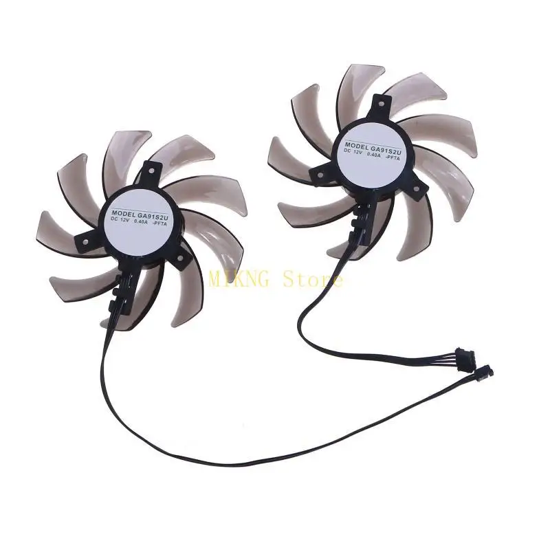 2PCS 85MM Graphics Card Cooling VGA Fan GA91S2U 4Pin 12V Cooler Fan for GTX1660 best sale