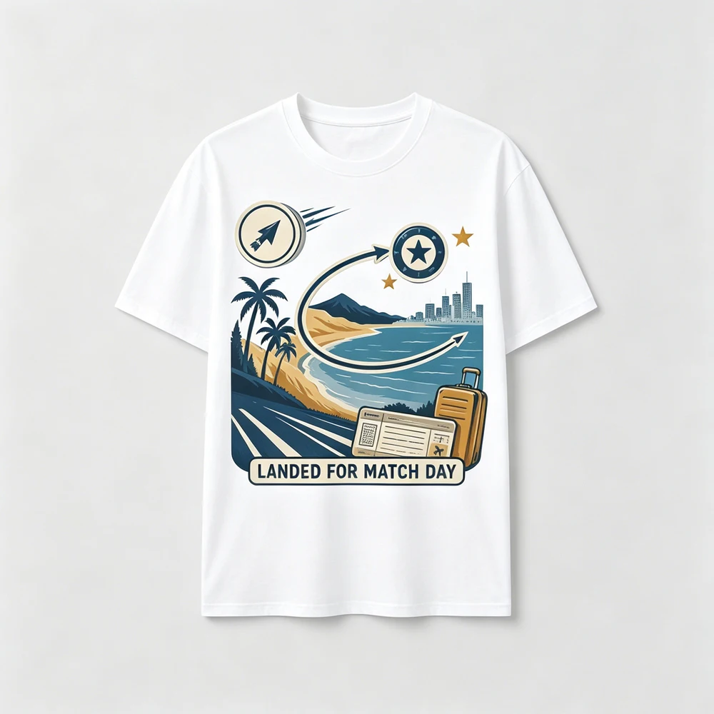 Trendy T Shirt Soccer Coastal Theme Short Sleeve Breathable Summer Tee Casual Top Idea Football Fan