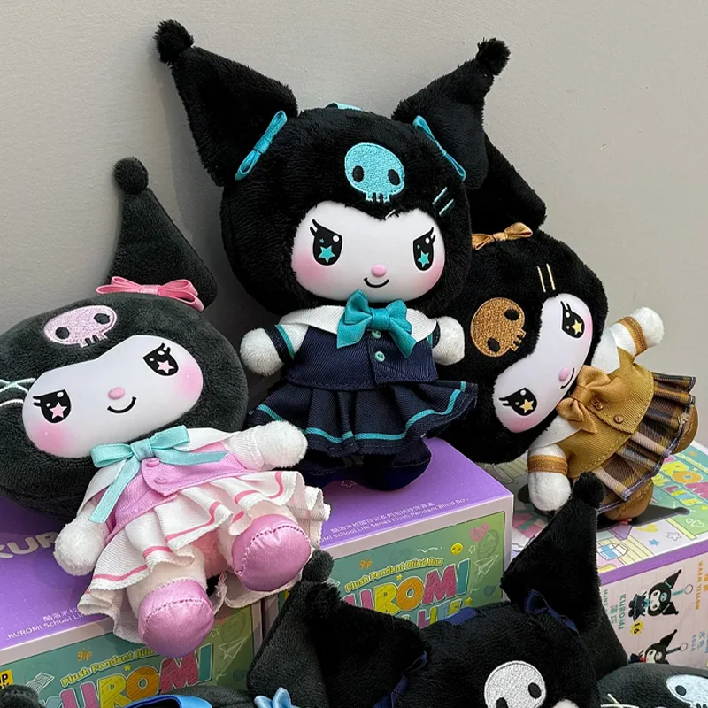 Nieuwe TOPTOY Kuromi School Life Series Vinyl Blind Box Rugzak Pluche Hanger Decoratie Trendy Speelgoed Mysterie Verrassing Verjaardagscadeau