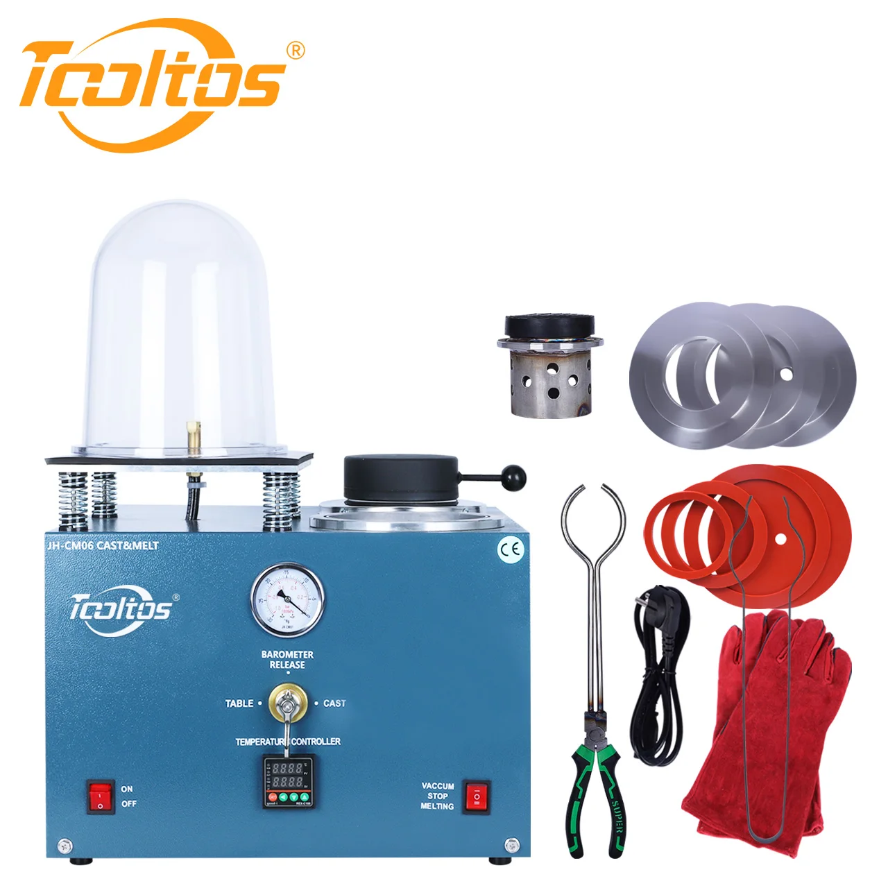

Машина для литья ювелирных изделий Tooltos Lost Wax - высокоточный вакуумный инструмент для плавления, профессиональное оборудование для изготовления ювелирных изделий