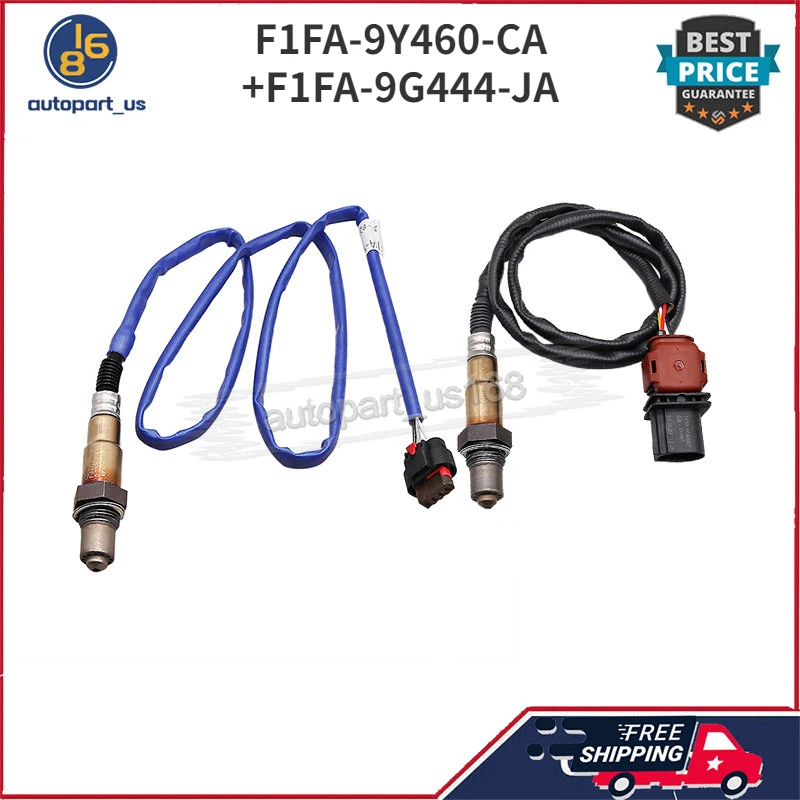 

2Pcs Oxygen Sensor O2 Sensor Lambda Sensor F1FA-9Y460-CA F1FA-9G444-JA For 2015-2018 FORD FOCUS 1.0L