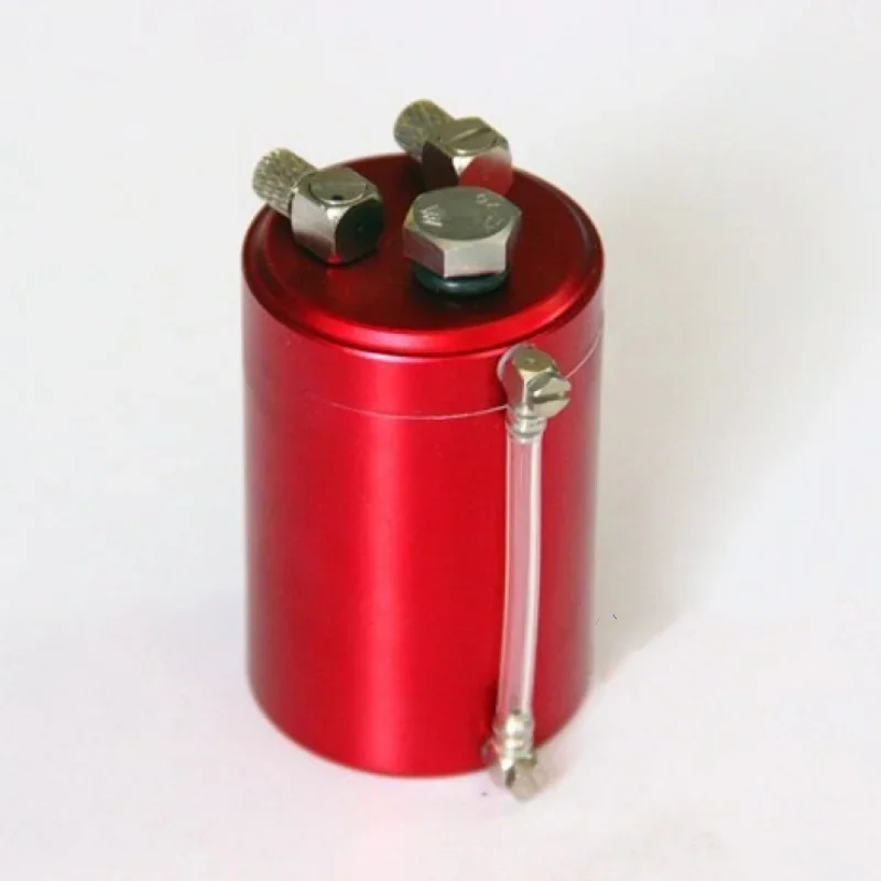 70ml Mini Hydraulic Metal Fuel Tank With Oil Quantity Display For Gasoline Engine Model DIY RC Tank Car Boat Parts Oil Tank