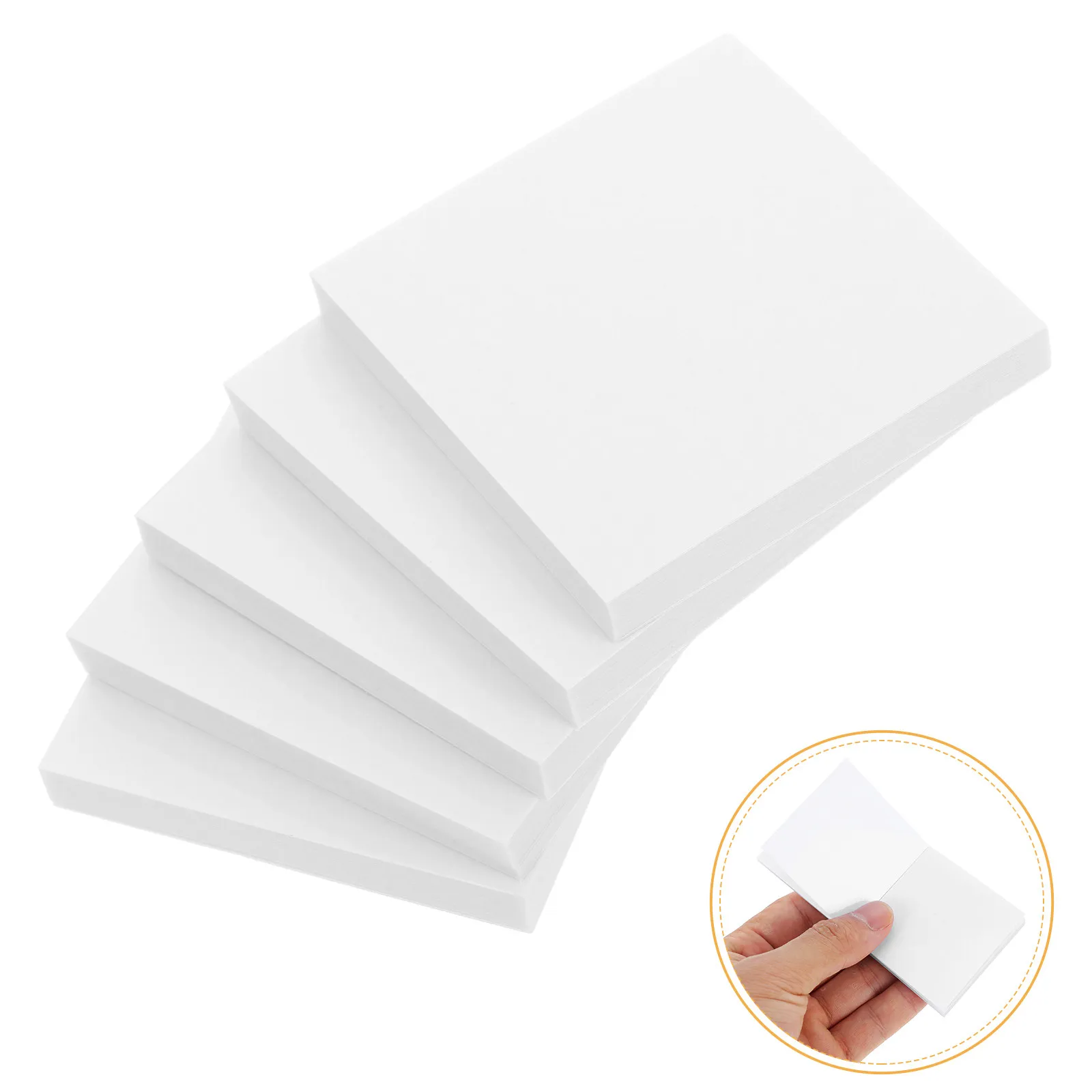 5Sets Double-Sided Palette Paper Waterproof Surface Pigment Adhesion Enhanced Watercolor Paper for Painting Sketchbook