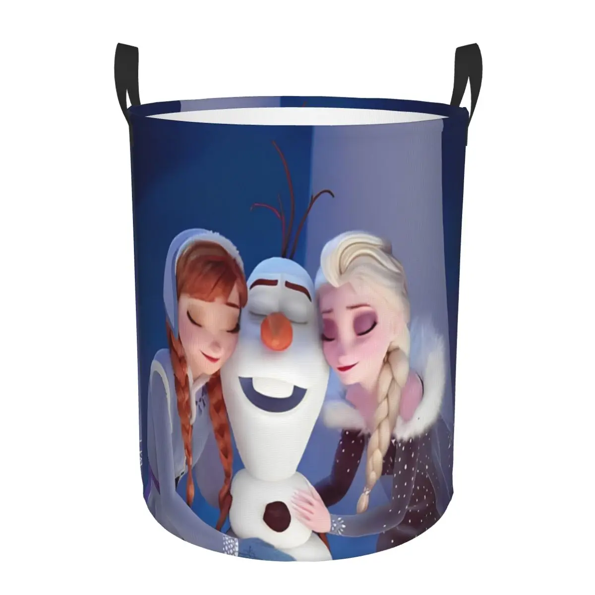 Frozen Blanket Storage Basket Box Organizer Bins for Playroom