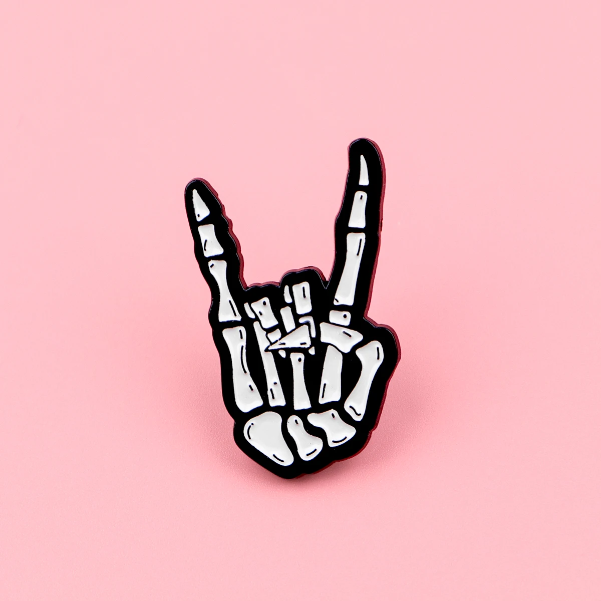 Skeleton Enamel Pins Punk Brooches Badge Lapel Pin For Backpack Clothes Accessories Halloween Jewelry Birthday Gifts