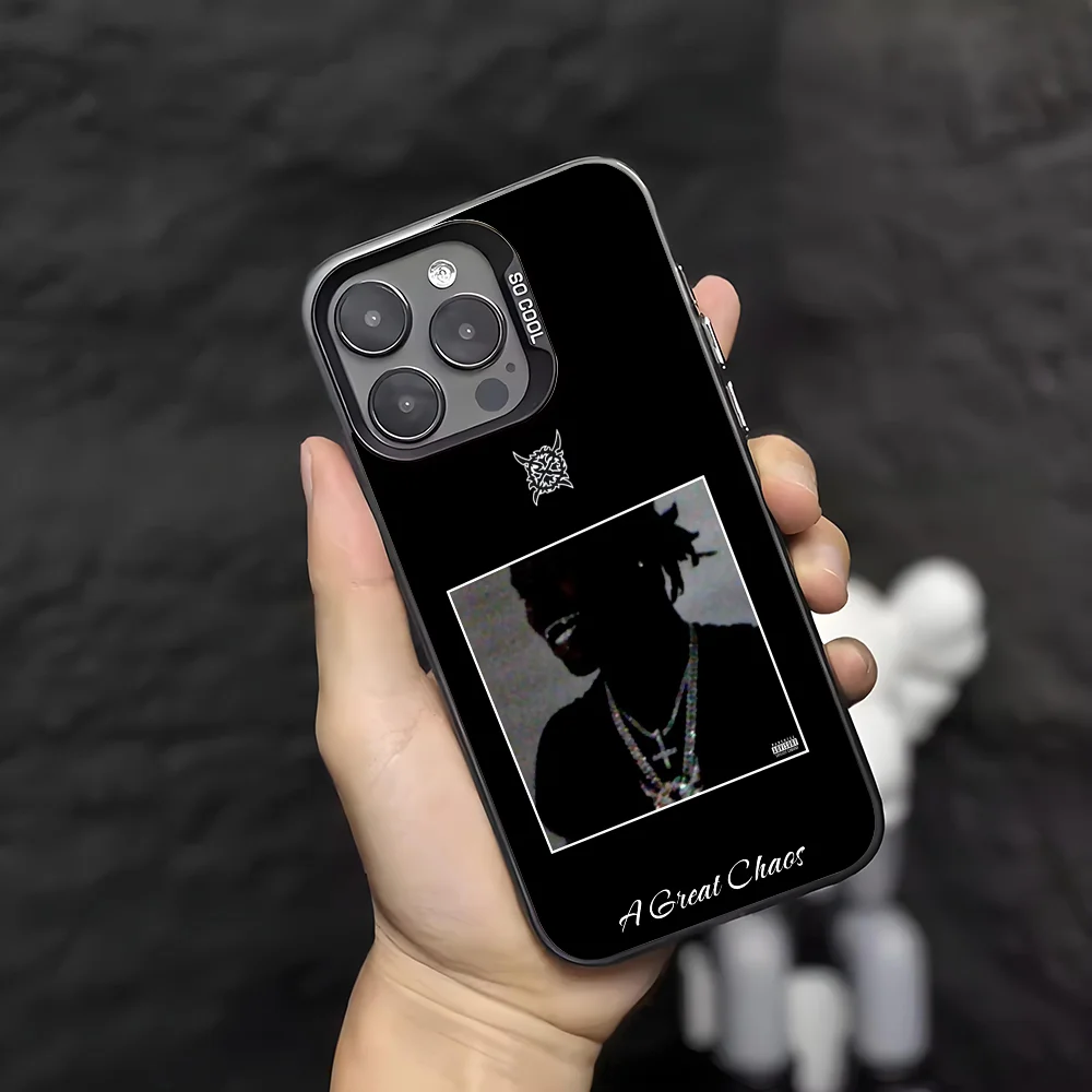 Rapper K-Ken Carson Phone Case For IPhone 17 16 15 14 13 12 11 Pro Max Plus Mini IMD Color Silver Shell