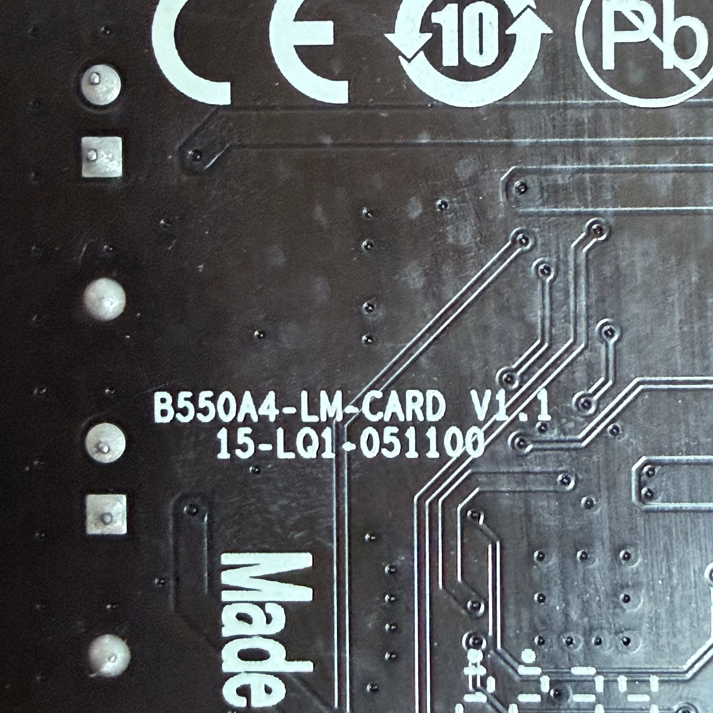 For Lenovo Blade 7000P-26AMR Desktop Computer Original Light Control Board B550A4-LM-CARD V1.1