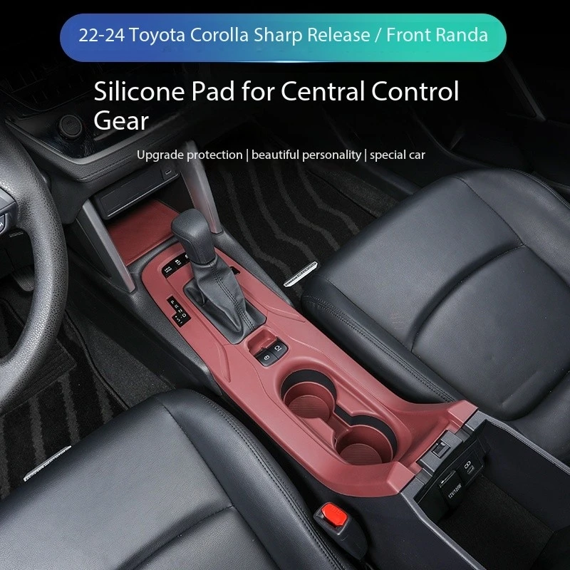 

Corolla cross Frontlander Silicone protective pad for center console, gear shift, water cup, interior accessories