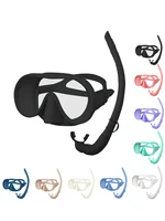 Espejo facial de buceo, antivaho 180 °   Espejo facial para snorkel, máscara de buceo en aguas profundas, gafas de buceo con tubo respiratorio