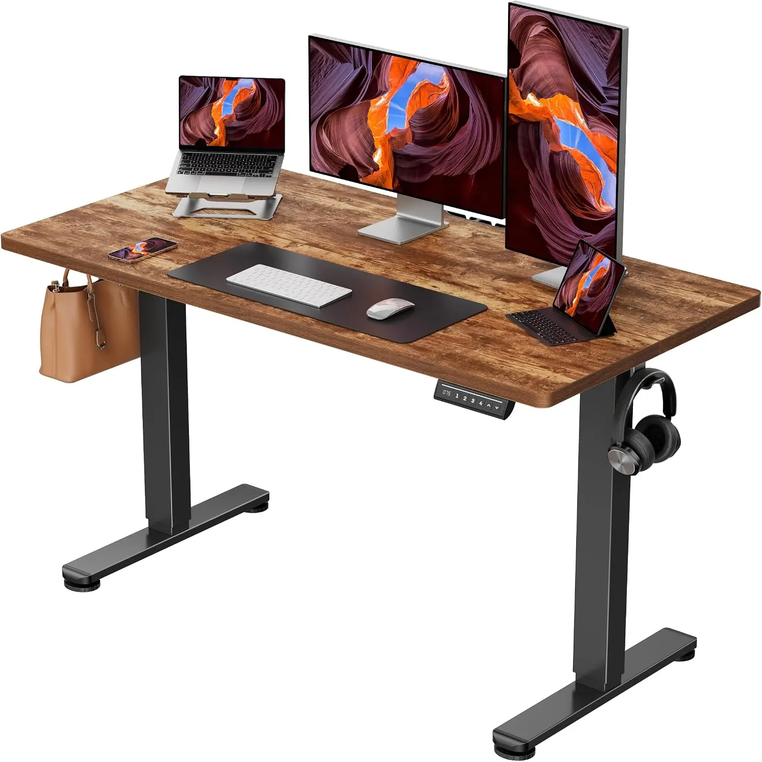 Brand new Height Adjustable Electric Standing Desk, 48 x 24 Inches Sit Stand up Desk, Memory Computer Home Office Desk
