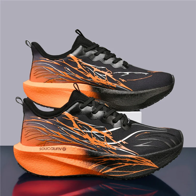 

Casual Running Shoes Men Marathon Sports Carbon Board Breathable Lightweight Women's Comfortable Athletic Nonskid Sneakers 2026