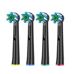 4PCS CrossAction Replacement Brush Heads For Oral B Trizone Triumph Vitality D100 D12 D16 D36 Electric Toothbrush