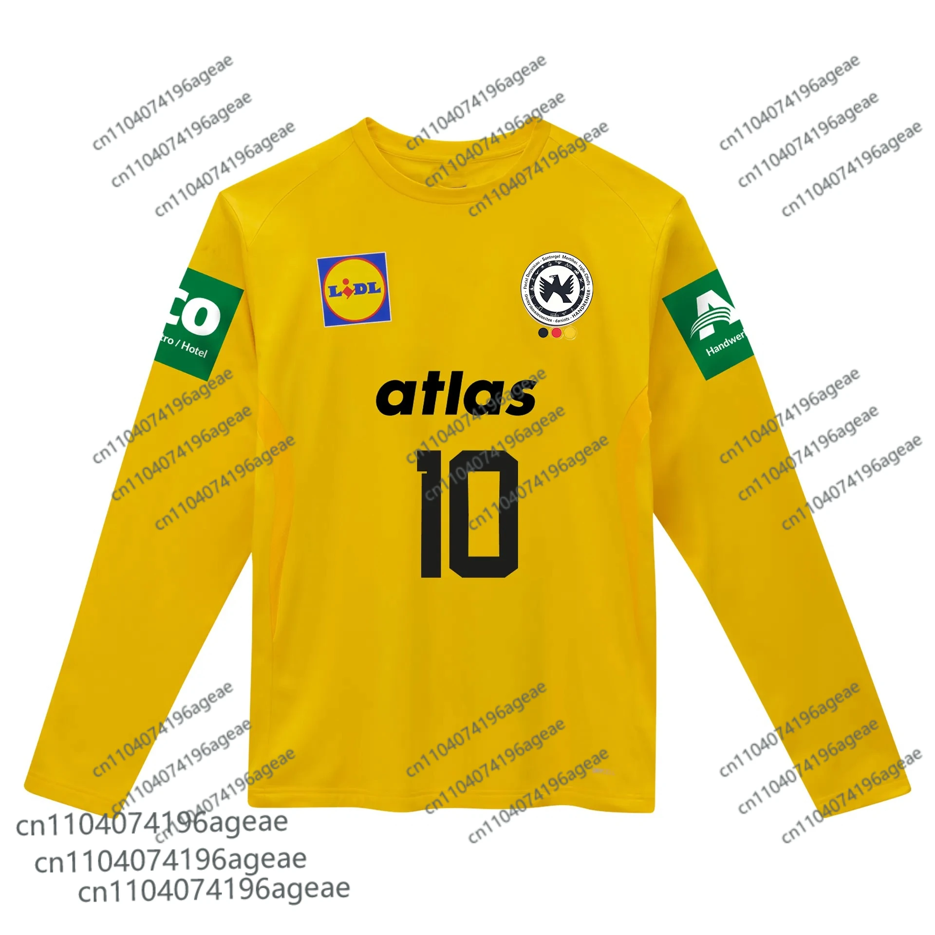 2025 ألمانيا الأكثر شعبية DHB كرة اليد حارس المرمى جيرسي-الأكثر مبيعا ثلاثية الأبعاد ملابس منقوشة بكم طويل المحملة ، الرجال والأطفال ملابس تدريب رياضية