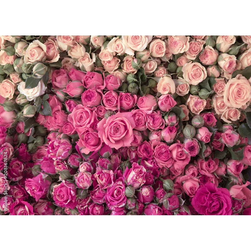 Vinyl benutzer definierte Valentinstag Fotografie Hintergründe Prop Liebe Herz Rose Wand Fotostudio Hintergrund 21126 QRJJ-03