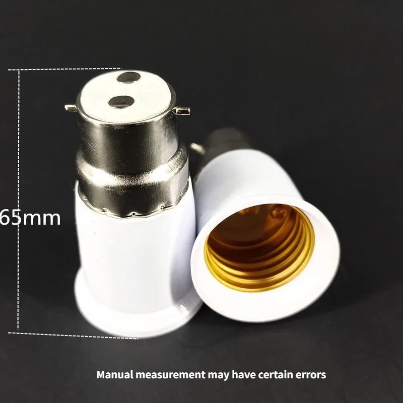 6pcs for Universal E27 Female To B22 Male Light Bulb Adapter – Converts Screw To Bayonet Fitting New!