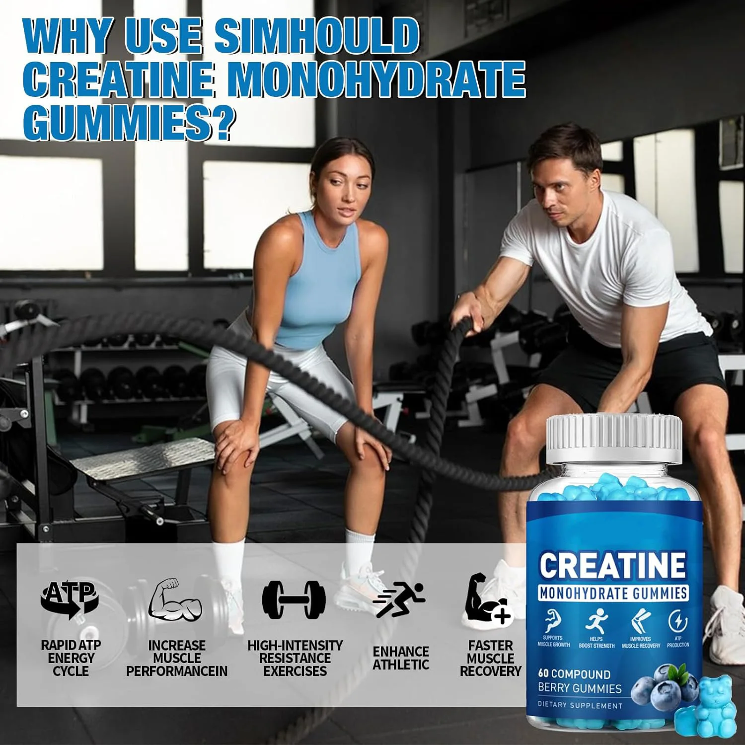 

One water creatine gummies promote post exercise recovery, enhance energy supply, and support cellular energy metabolism