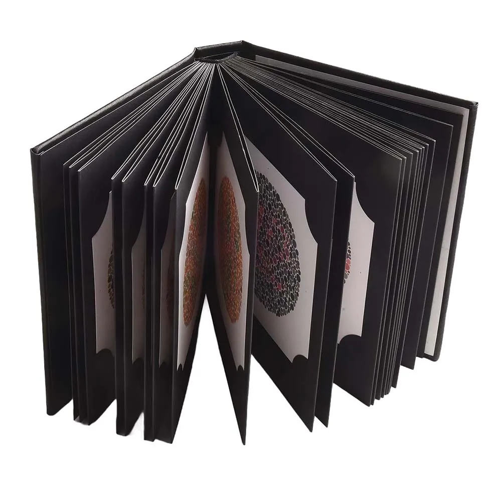 الاختبار السريري التقييم التعليمي كتاب قياس البصر تقييم عمى الألوان المهبلية 38 لوحة اختبار متضمنة