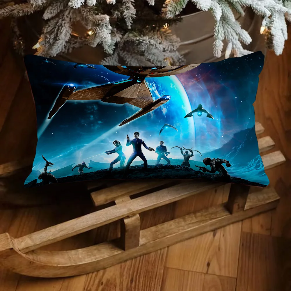 Double-sided Printing Rectangle Pillow Star T-Trek Case Bedside Pillowcase Sofa Cushion Cover Room Home Decoration