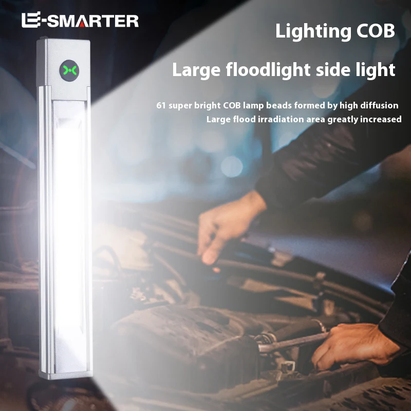 Multifunction Pen Light High-Bright Flood Pen Flashlight Type-C Charging Side Light Magnetic Absorbing Flashlight