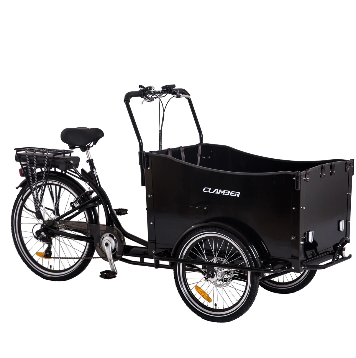 Cheap Hot Sale Electric Bike 3 Wheel Cargo Bike Bakfiets Dutch Tricycle Bicycle