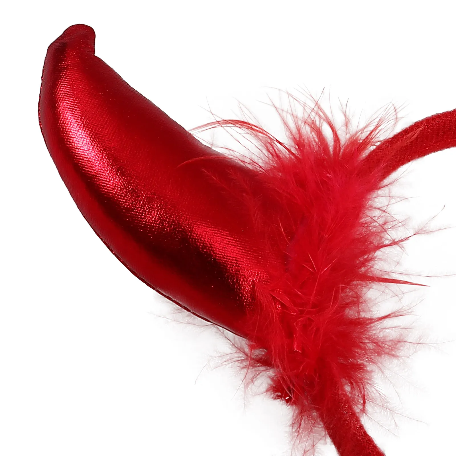 

Повязка на голову с дьявольскими рогами для Хэллоуина, мягкая, легкая, аксессуар для костюма дьяволицы, незаменимый элемент для вечеринок, аксессуар для косплея для женщин