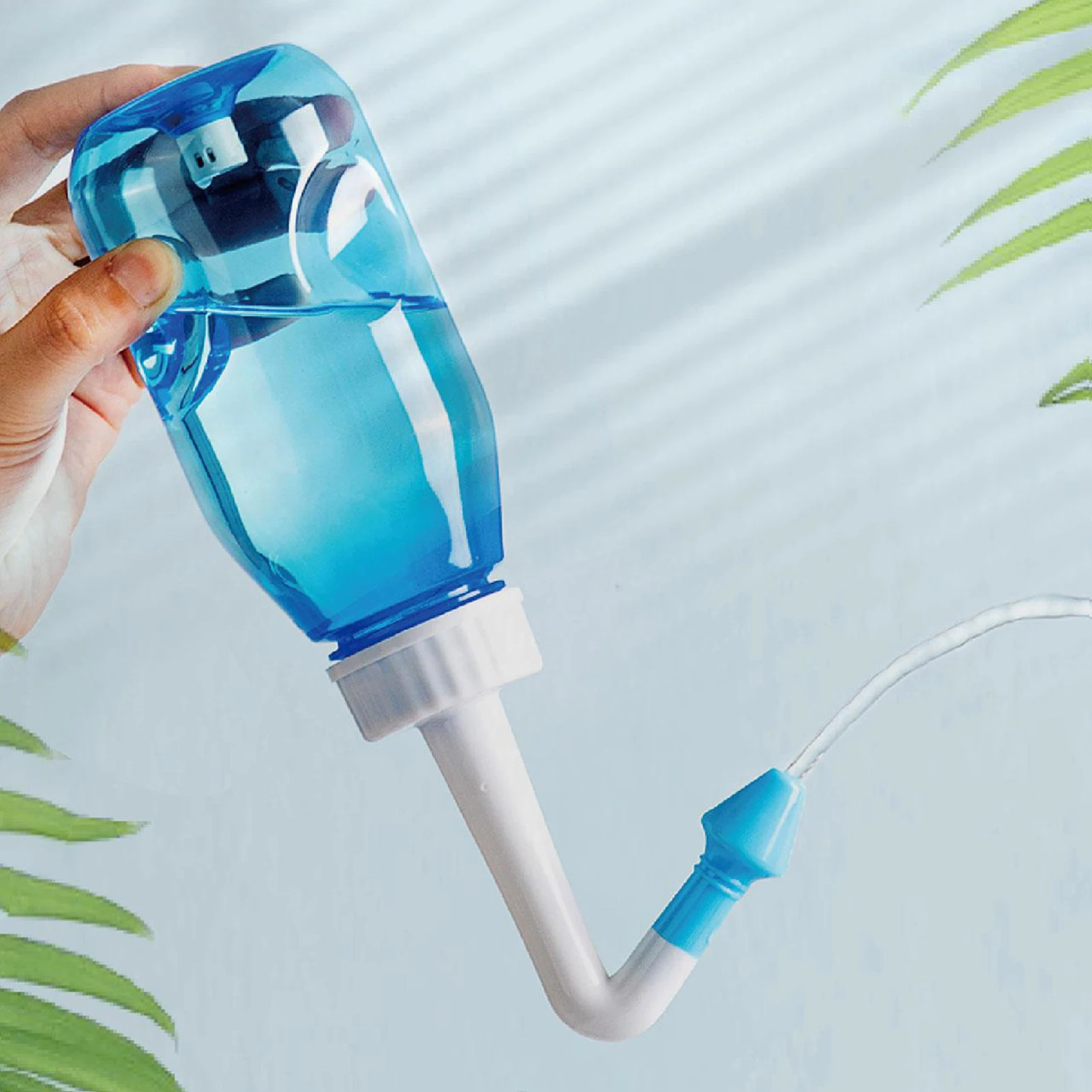 زجاجة ري الأنف Waterpulse للبالغين والأطفال، نظام غسيل الأنف المحمول للاستخدام المنزلي