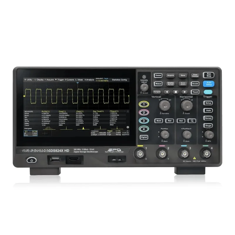 

SDS814X HD -12bits Mixed Signal Oscilloscope (4 Channel / 100 MHz)