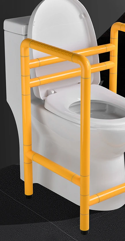 Toilet shower chair for the elderly, stainless steel toilet, nylon toilet, bath grab rail