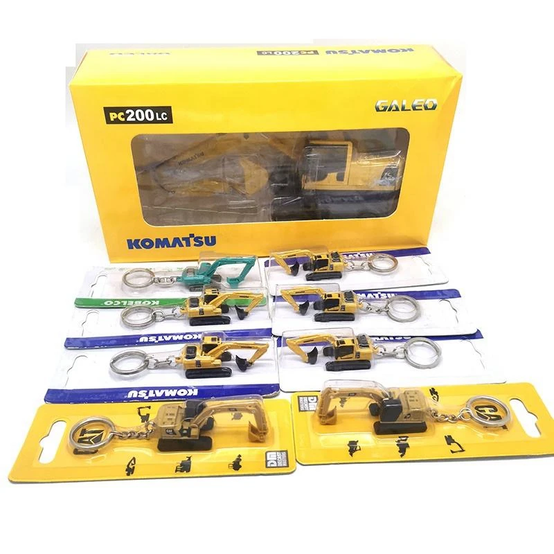 

High Quality Alloy Excavator Model, Key Ring with Model