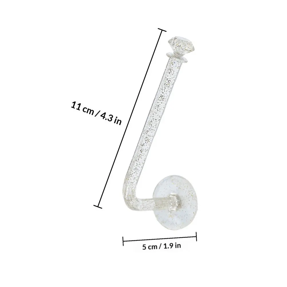 3Pcs Wall-Mounted Hairband Storage Rack for Headbands Hair Ties Scrunchies Organize Accessories Neatly in Room Bedroom