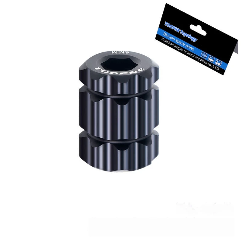 TOOPRE One-Piece Hollow Plum Blossom Crank Cover Removal Tool Mountain Road Bicycle Aluminum Alloy Crankset Wrench image 6