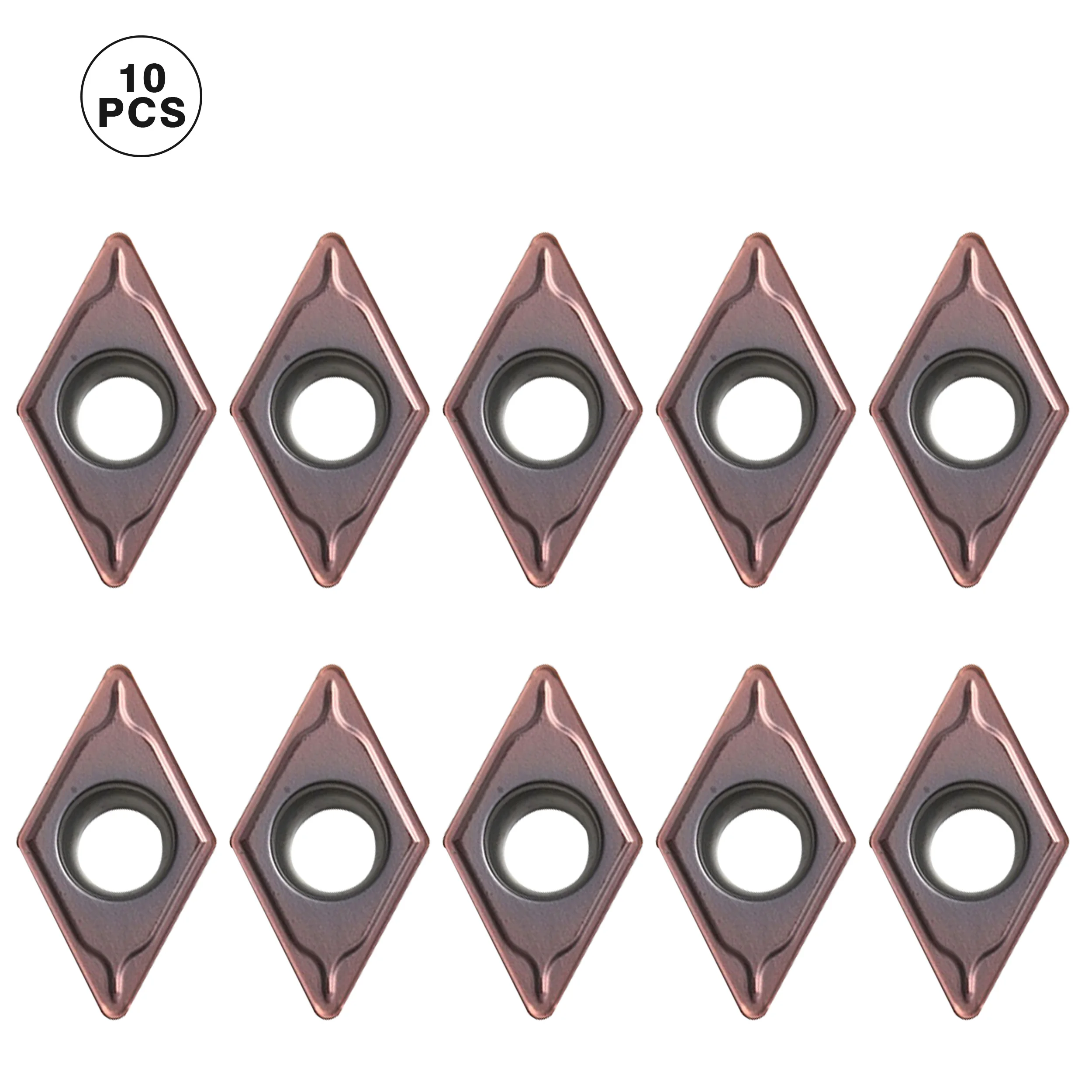 Cortador de torno resistente al desgaste, herramienta de torneado de acero inoxidable, hoja de corte de carburo de inserción YBG205 DCMT 11T308 EM YBG205, DCMT11T304-EM