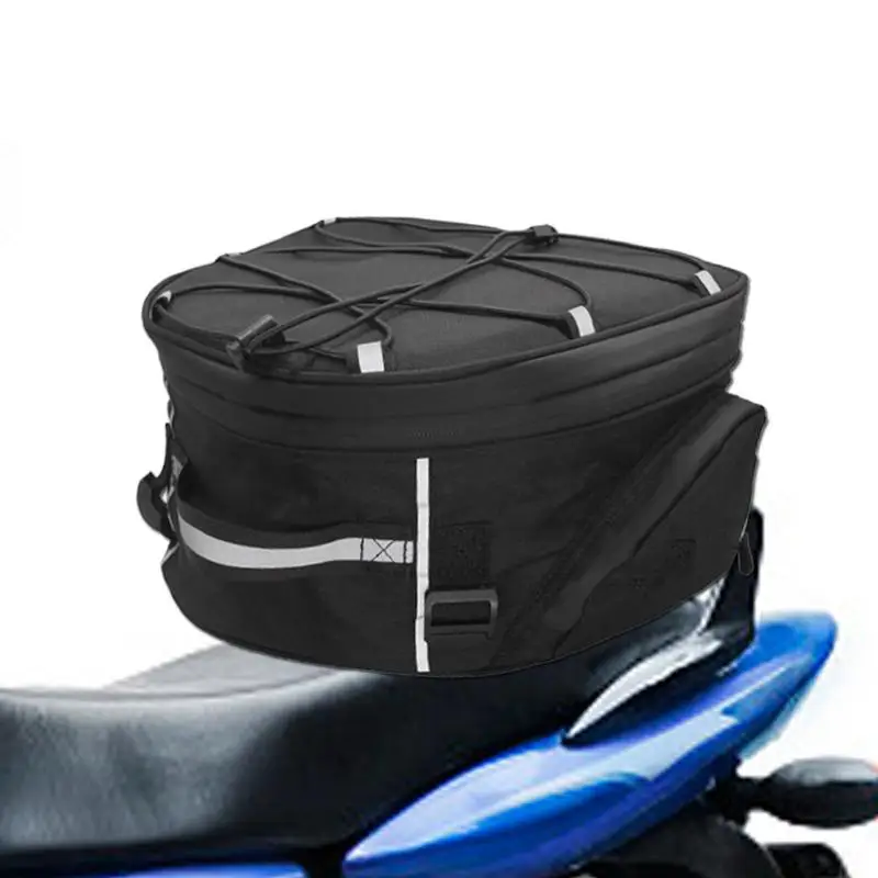 

Motorcycle Tail Bag Travel Outdoor Motorbike Luggage Backpack Motorcycle Seat Motorcycle Bags For Back Seat scooter Accessories