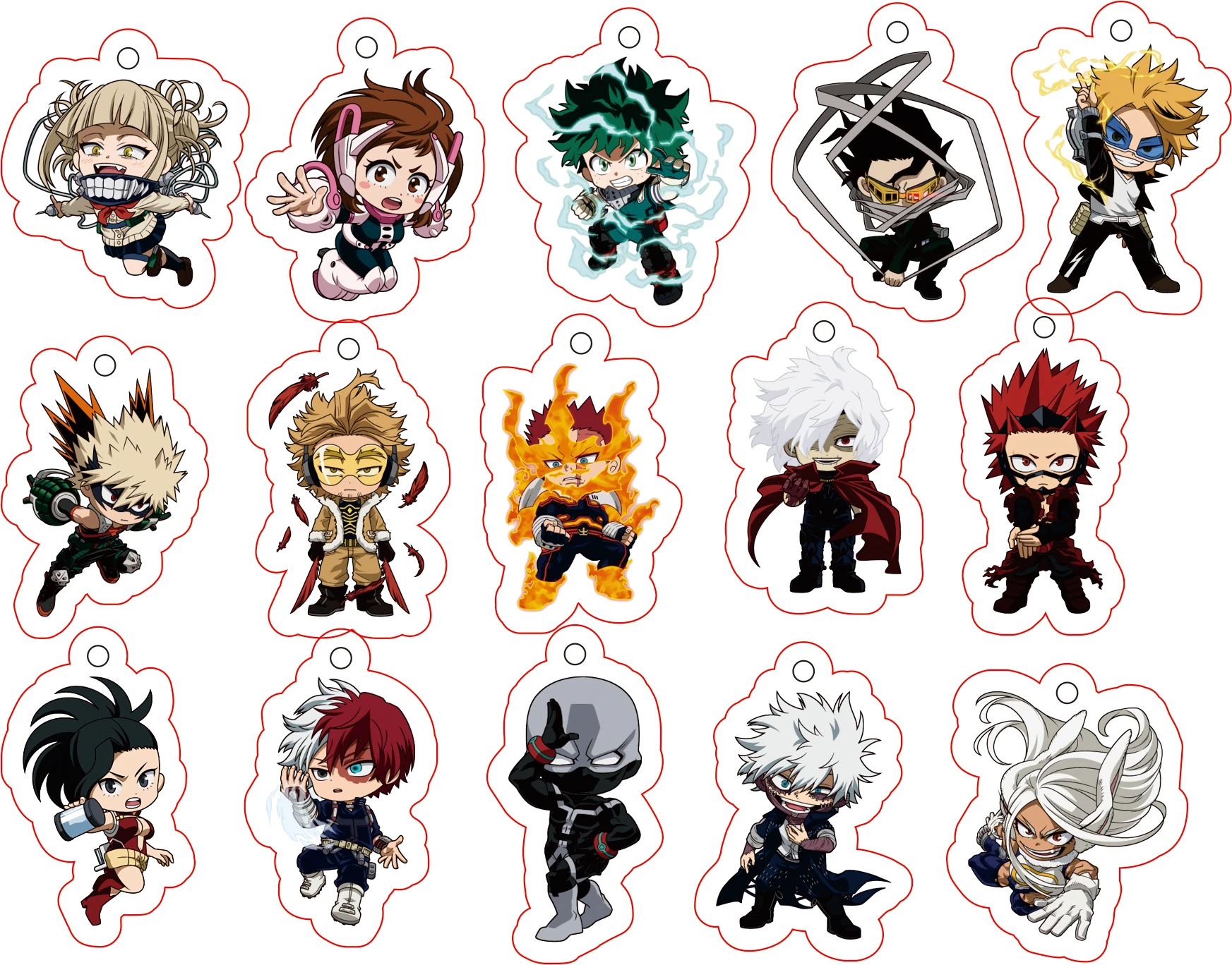 Anime My Hero Academia Class A Grade 1 Daichi Green Valley Idekuormat Explosive Haosheng Ji acrylic keychain Fans gifts