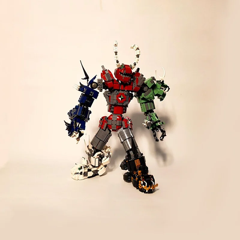 3413pcs MOC Dragon Combiner Mech Model Building Blocks Architecture Toys Christmas Gifts Kids Education Assemble Idea Brick