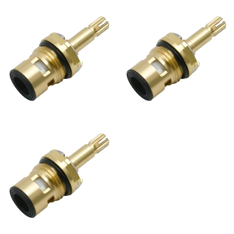 

AB15-3X 994053-0070A Сменный картридж клапана для кухонного смесителя для ванны, сменный стержень из латуни для горячей и холодной воды 4Z-24H