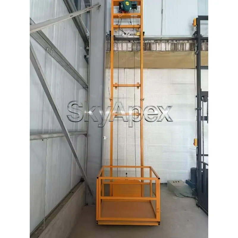 Electric Cargo Elevator Warehouse Loader Electric Lift Platform Simple Elevator Home Cargo Lift Hoist