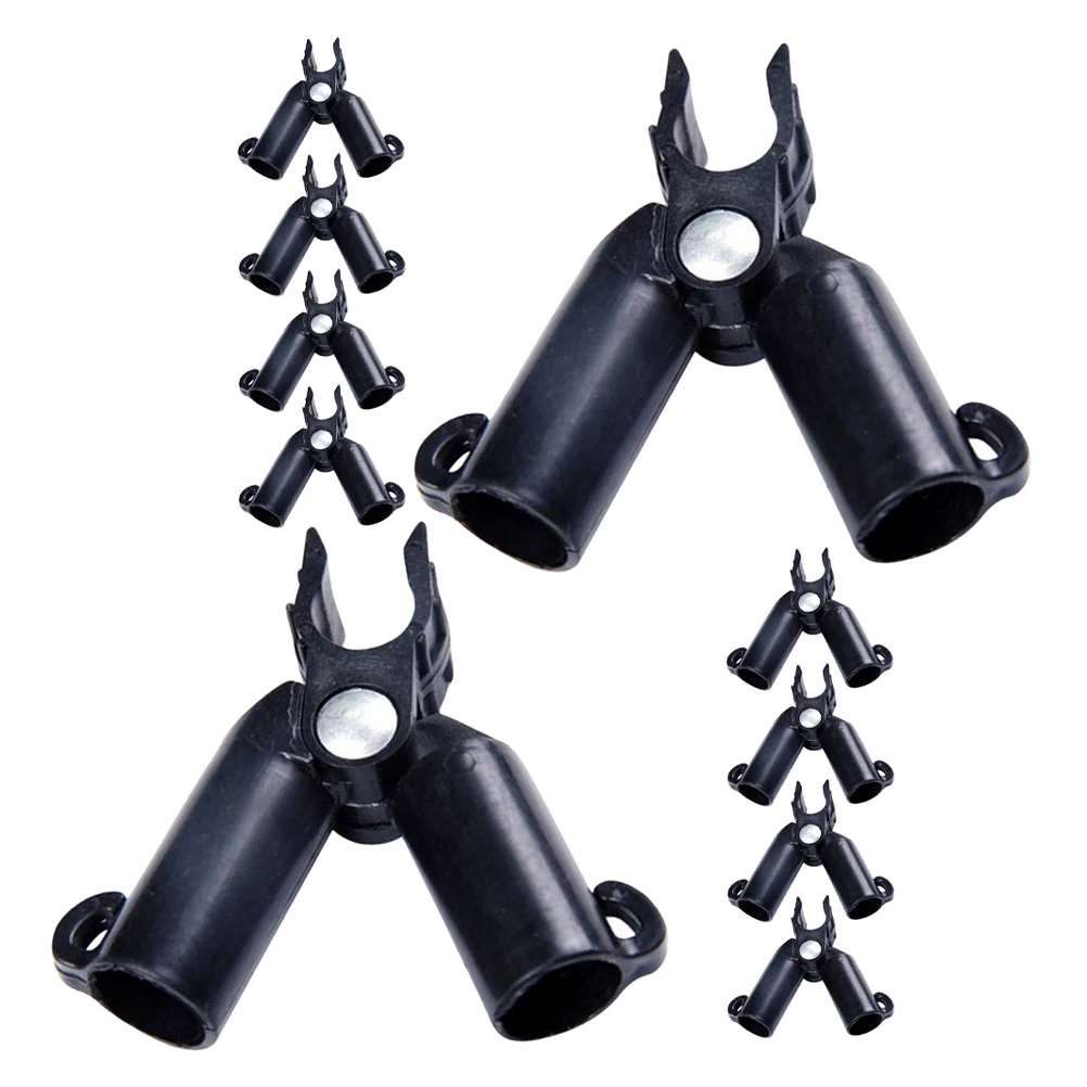 

10pcs Garden Staking Connectors Durable PP Plant Support Clips for Greenhouse Frames Vine Trellis Gardening Accessories