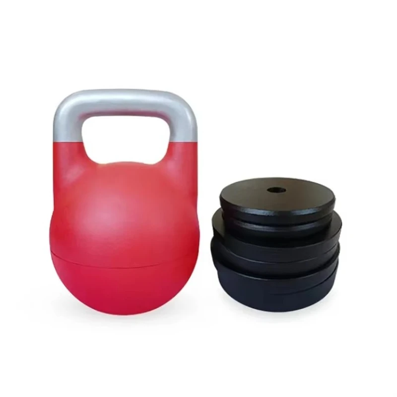 

32kg Adjustable Competition Kettlebell Set Stable Structure For Home Gym And Professional Strength Use