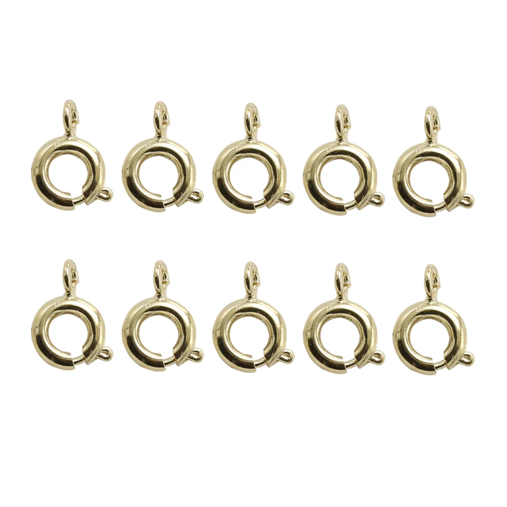 

20 Pcs Jewellery Accessories Jewelry Making Clasps Bracelet for Necklace Linker Alloy Spring