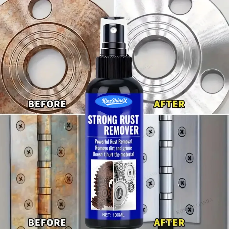 Schneller Rostentferner für Autos, Auspuff-Rostentfernungsspray, Felgenreiniger, Metall- und Eisenpulver-Fleckenentferner