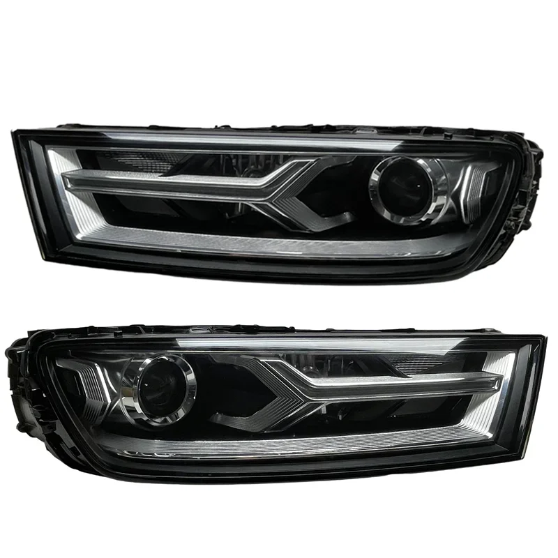 Fit For Audi Q7 Headlight 2016-2019 Q7 Headlight Xenon HID Headlight Assembly For Audi Q7 SQ7 Original Headlamp Car Lights