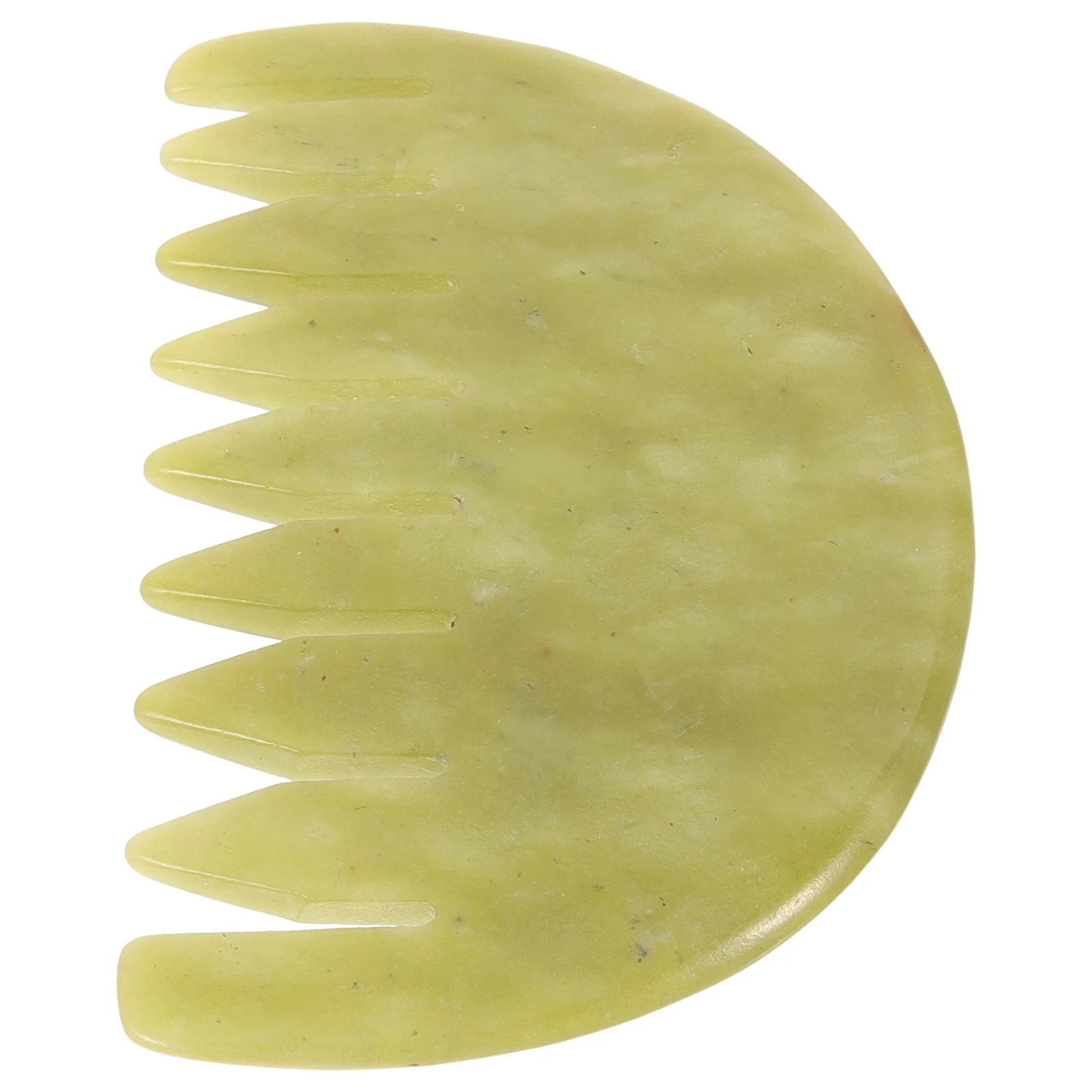 

NOLITOY Jade Scalp Massage Comb for Hair Care Travel Mini Wide Tooth Brush Scraping Tool