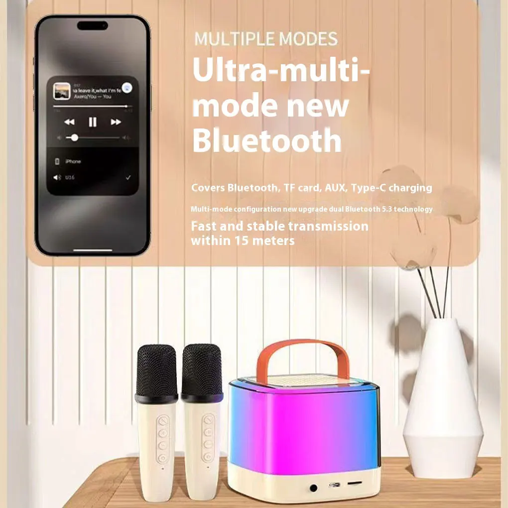 Mini adulto infantil: altavoz Bluetooth con 2 juguetes inalámbricos para niños, para cumpleaños de niñas mayores de edad