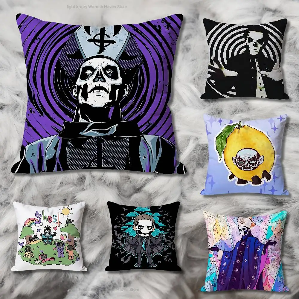 

G-Ghost Band PaPa Anime Celebrity Merchandise All-Match Printed Pillow Case Sofa Car Office Room Decoration Protector