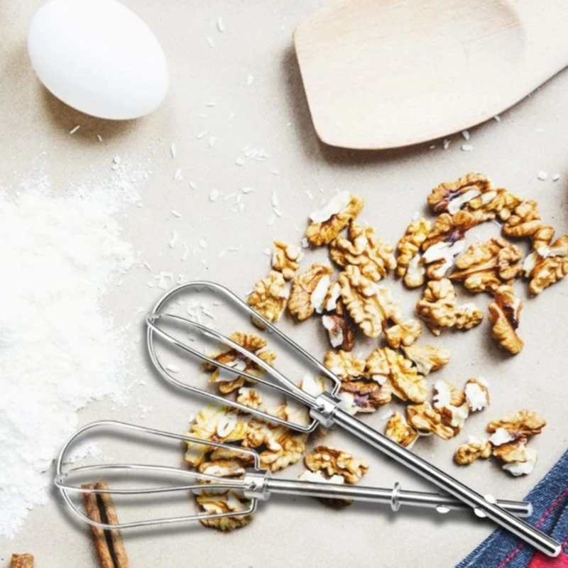 A6hb 2 peças cabeças de ovo misturador elétrico leite frother cabeças material aço inoxidável para café cappuccino ferramenta suplemento alimentar