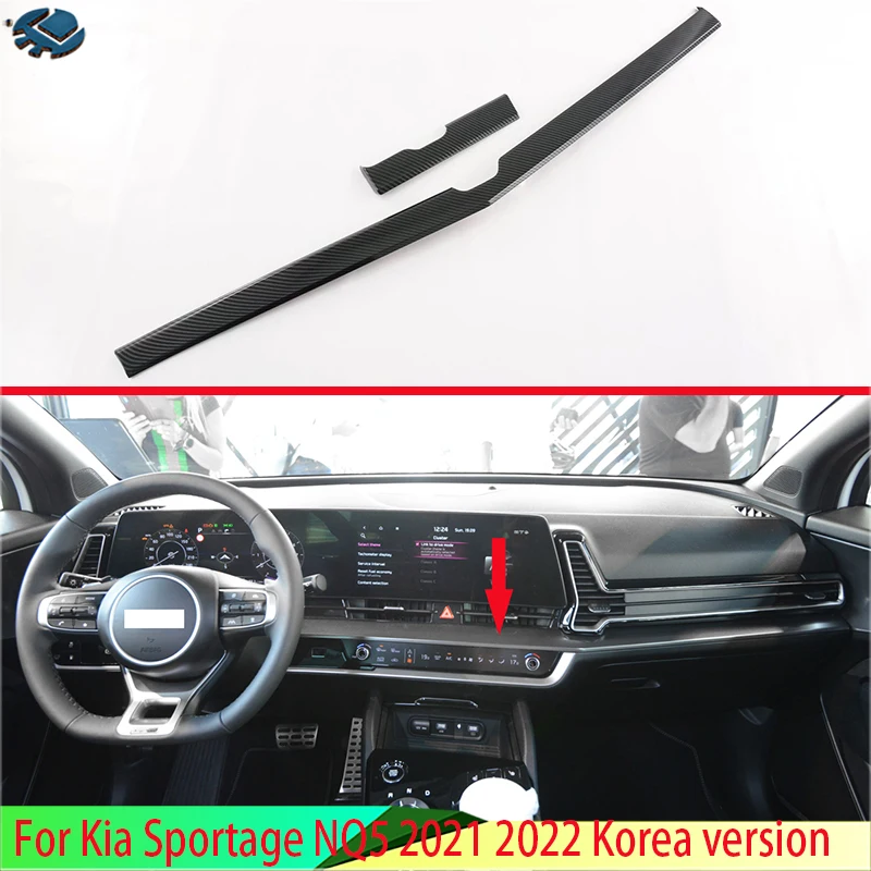 

For Kia Sportage NQ5 2021 2022 Korea version Car Accessories ABS Center console Interior Instrument Panel Around trim