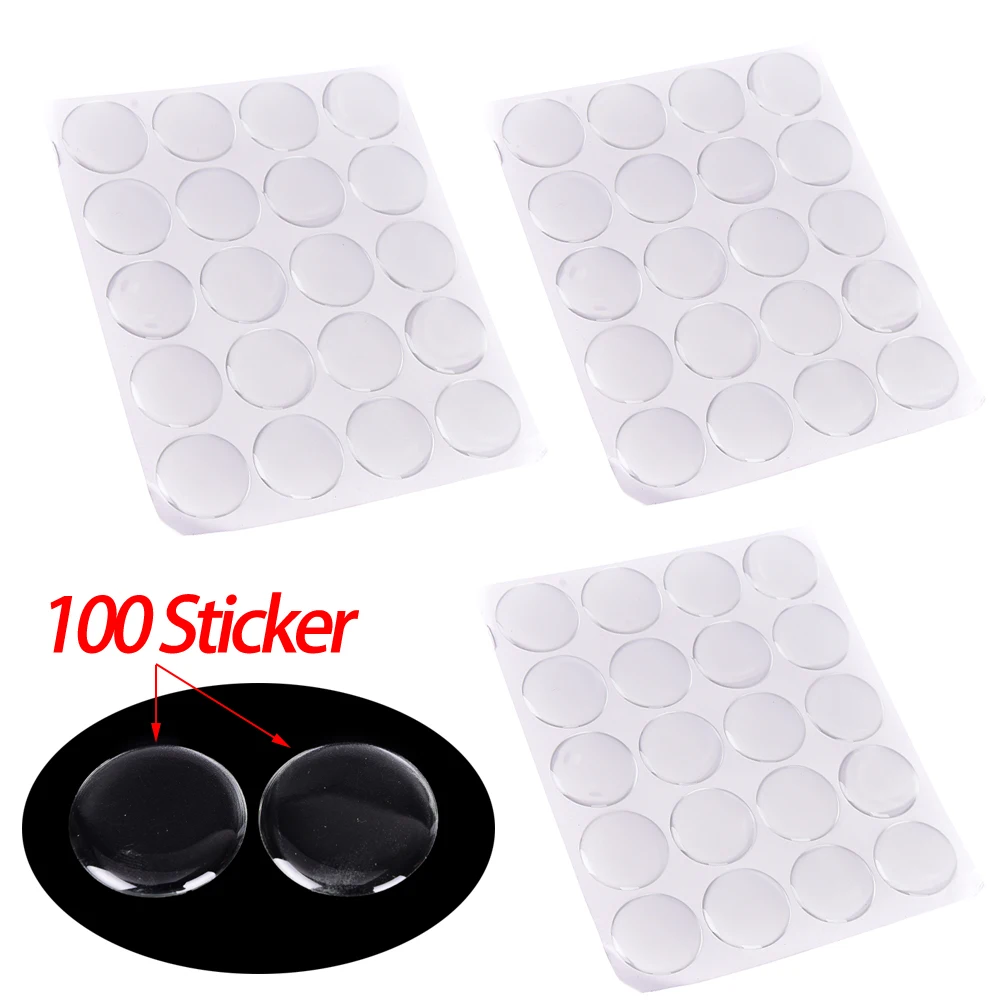 

100 шт. 1 "круглые 3D кристально чистые эпоксидные клейкие круги купола наклейка крышка бутылки ювелирная паста